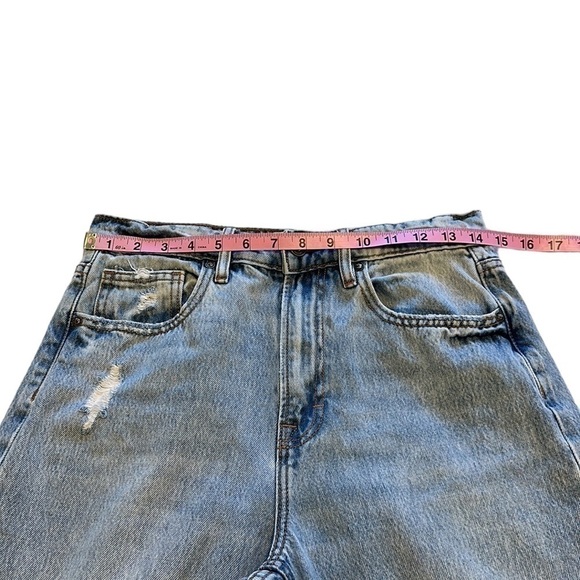 Hidden Alyx Light Wash Distressed Baggy Dad Jeans - Size 24 - Picture 9 of 16